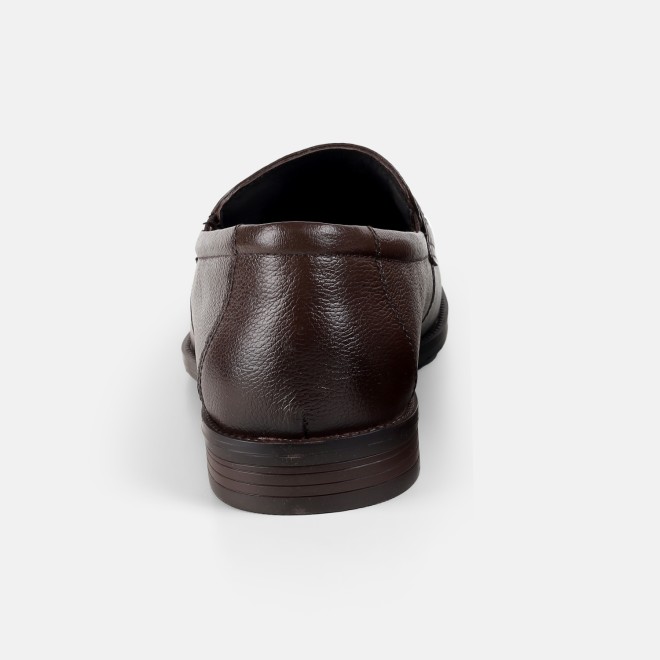Mochi Men Brown Formal Moccasin (SKU: 19-848-12-39)