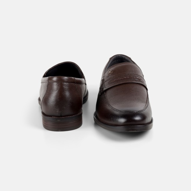 Mochi Men Brown Formal Moccasin (SKU: 19-848-12-39)
