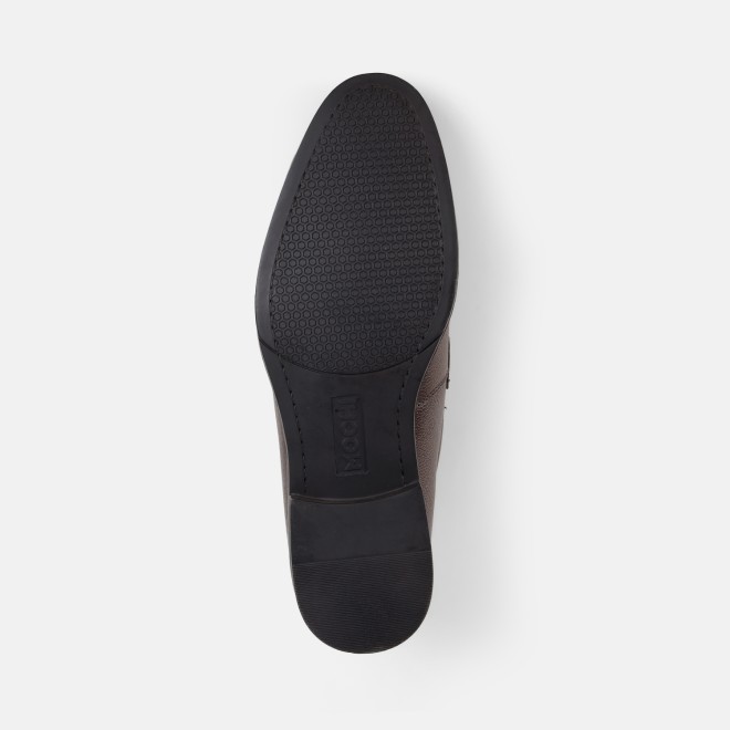 Mochi Men Brown Formal Moccasin (SKU: 19-848-12-39)
