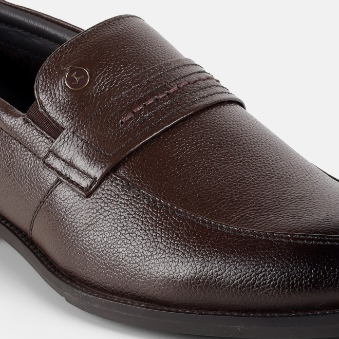 Mochi Men Brown Formal Moccasin (SKU: 19-848-12-39)