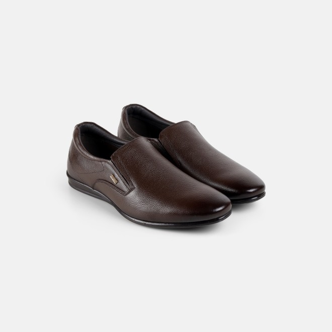 Mochi Men Brown Formal Moccasin (SKU: 19-849-12-39)