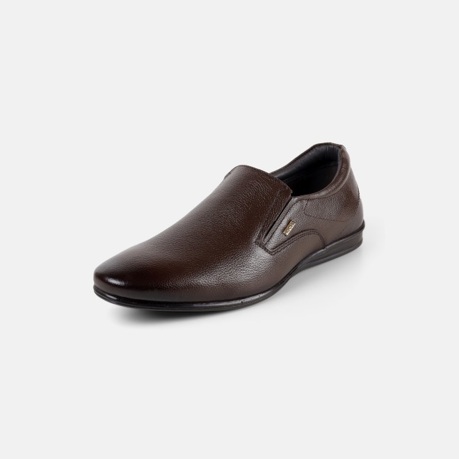 Mochi Men Brown Formal Moccasin (SKU: 19-849-12-39)