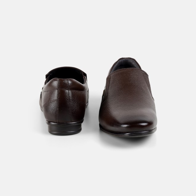 Mochi Men Brown Formal Moccasin (SKU: 19-849-12-39)