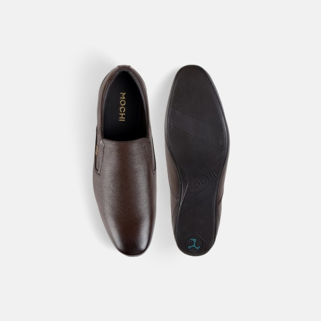 Mochi Men Brown Formal Moccasin (SKU: 19-849-12-39)
