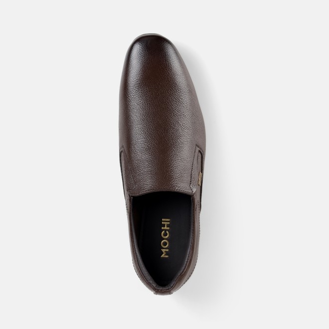 Mochi Men Brown Formal Moccasin (SKU: 19-849-12-39)