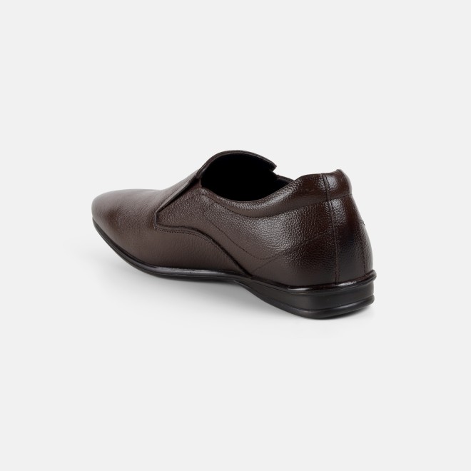 Mochi Men Brown Formal Moccasin (SKU: 19-849-12-39)