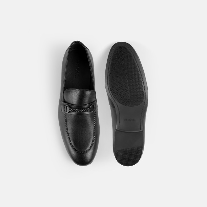 Mochi Men Black Formal Moccasin (SKU: 19-852-11-40)