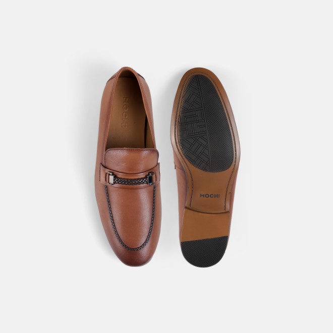 Mochi Men Tan Formal Moccasin (SKU: 19-852-23-40)