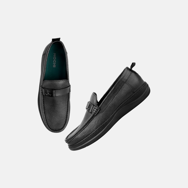 Mochi Men Black Casual Loafers (SKU: 19-865-11-40)