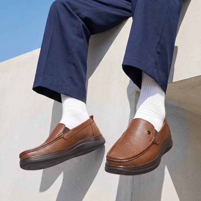 Mochi Men Tan Casual Loafers (SKU: 19-866-23-41)