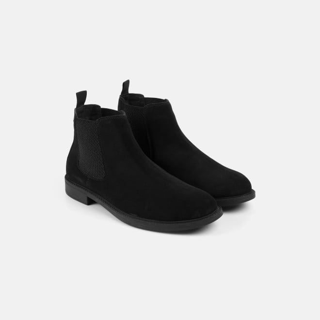 Mochi Men Black Casual Boots (SKU: 19-867-11-42)