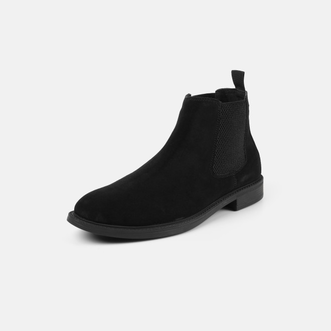 Mochi Men Black Casual Boots (SKU: 19-867-11-42)