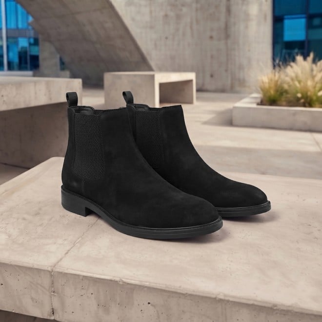 Mochi Men Black Casual Boots (SKU: 19-867-11-42)