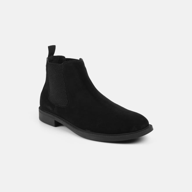 Mochi Men Black Casual Boots (SKU: 19-867-11-42)