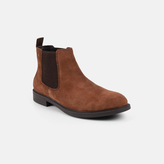 Mochi Men Camel Casual Boots (SKU: 19-867-97-42)