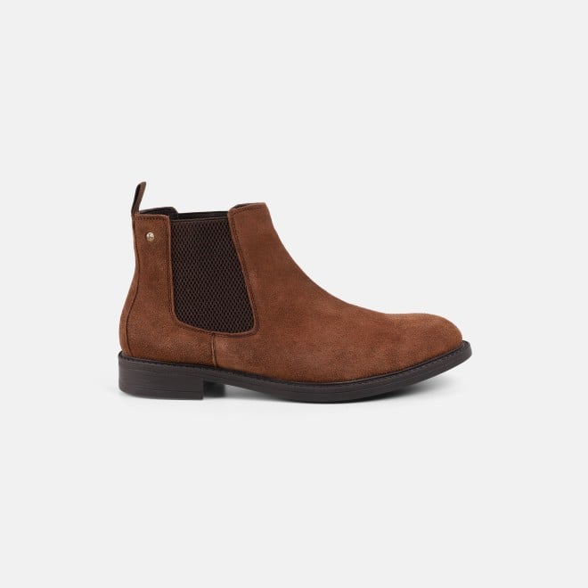 Mochi Men Camel Casual Boots (SKU: 19-867-97-42)