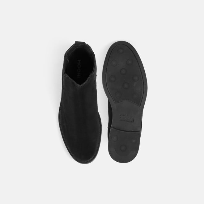 Mochi Men Black Casual Boots (SKU: 19-867-11-42)