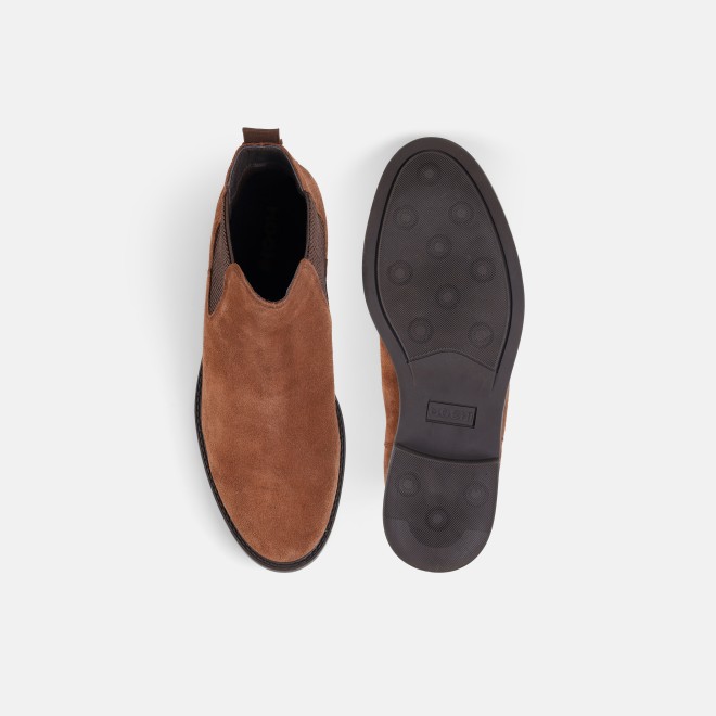 Mochi Men Camel Casual Boots (SKU: 19-867-97-42)