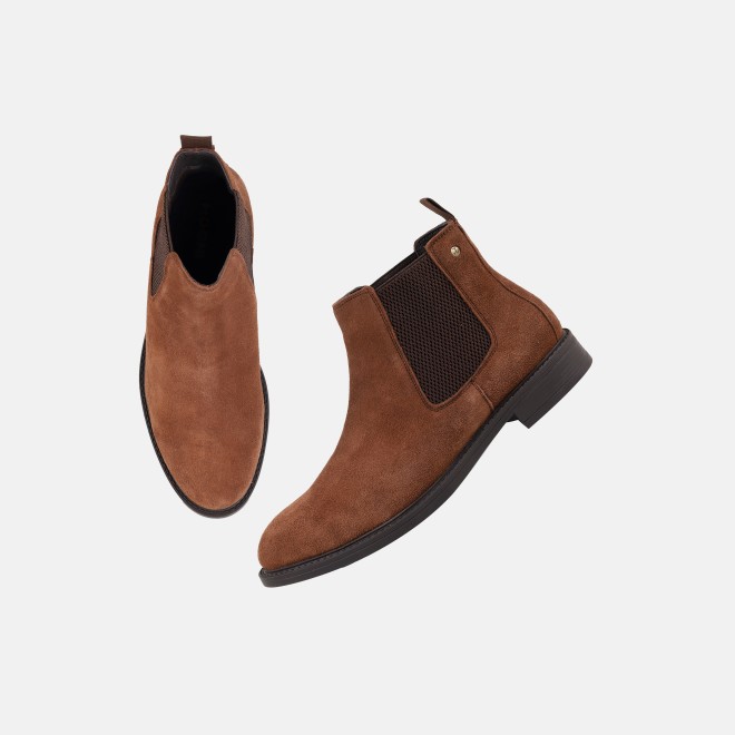 Mochi Men Camel Casual Boots (SKU: 19-867-97-42)