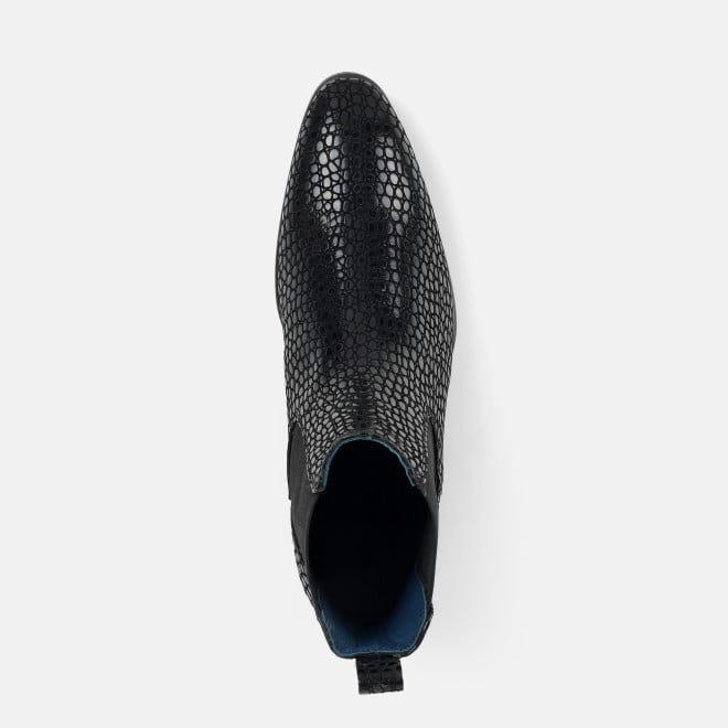 Mochi Men Black Formal Boots (SKU: 19-875-11-40)