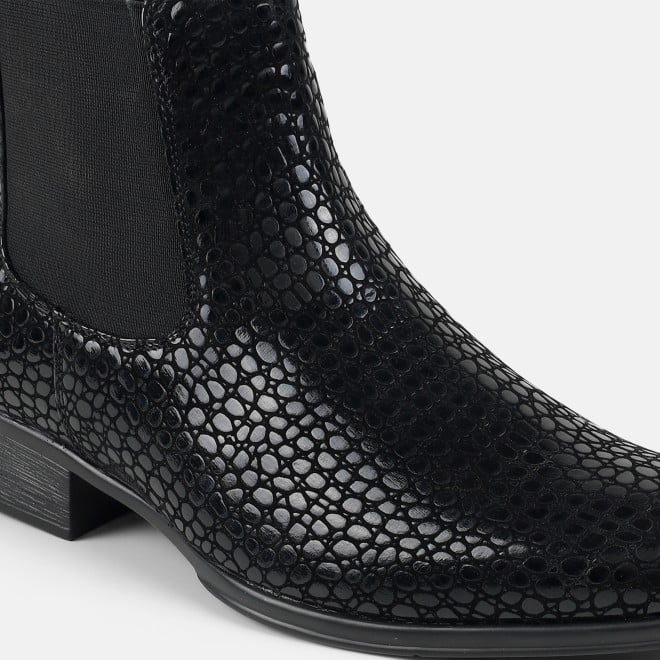 Mochi Men Black Formal Boots (SKU: 19-875-11-40)