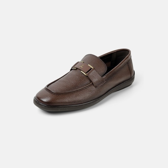 Mochi Men Brown Formal Moccasin (SKU: 19-885-12-40)