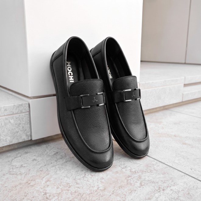 Mochi Men Black Formal Moccasin (SKU: 19-885-11-40)