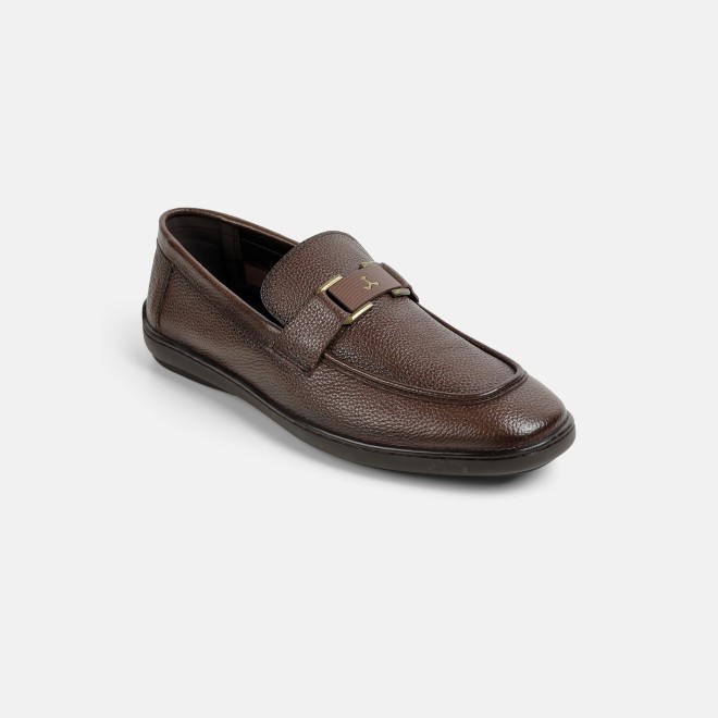 Mochi Men Brown Formal Moccasin (SKU: 19-885-12-40)