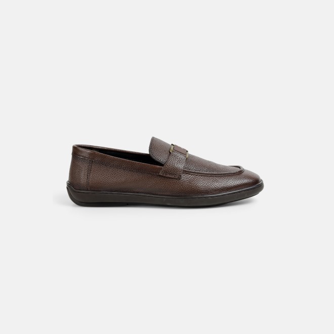 Mochi Men Brown Formal Moccasin (SKU: 19-885-12-40)