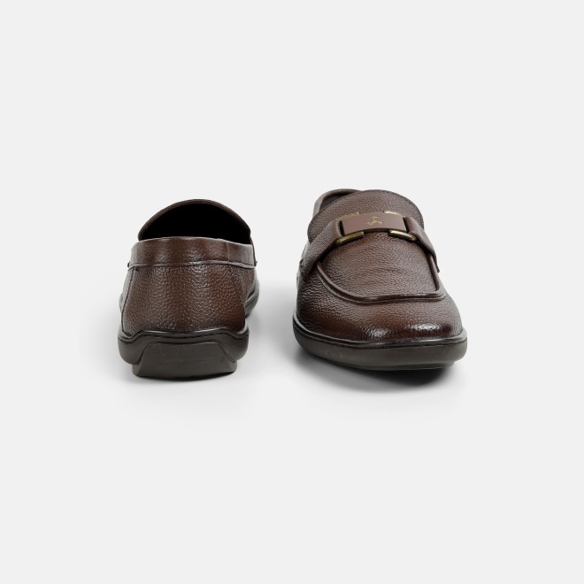 Mochi Men Brown Formal Moccasin (SKU: 19-885-12-40)