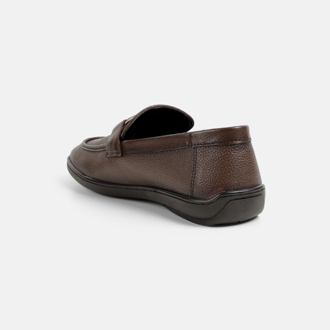Mochi Men Brown Formal Moccasin (SKU: 19-885-12-40)