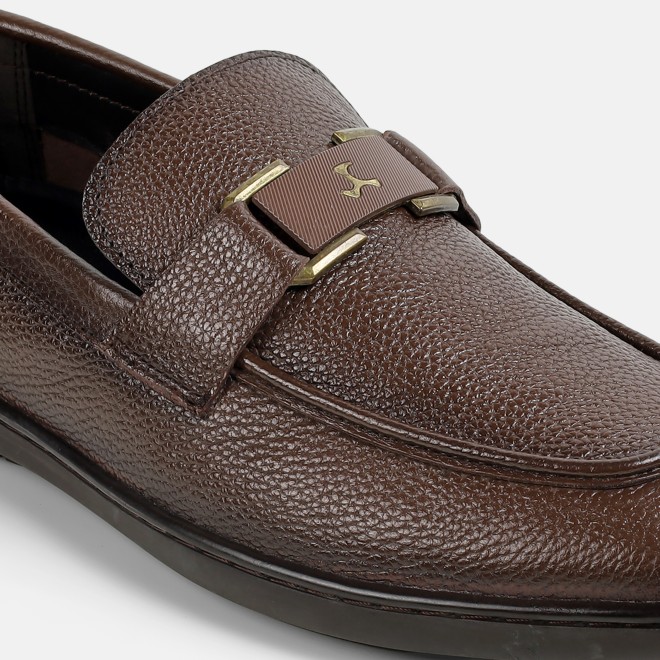 Mochi Men Brown Formal Moccasin (SKU: 19-885-12-40)