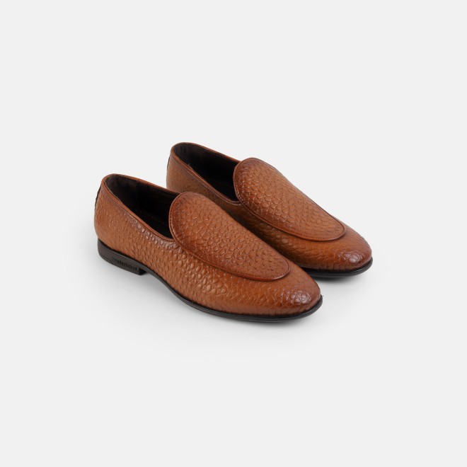 Mochi Men Tan Formal Moccasin (SKU: 19-887-23-40)