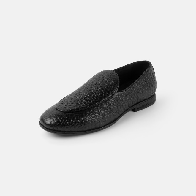 Mochi Men Black Formal Moccasin (SKU: 19-887-11-40)