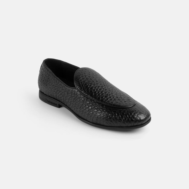 Mochi Men Black Formal Moccasin (SKU: 19-887-11-40)