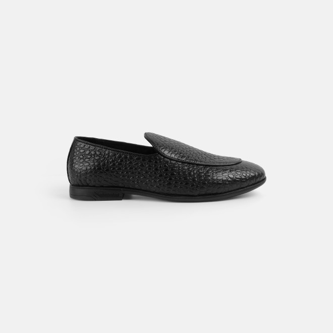 Mochi Men Black Formal Moccasin (SKU: 19-887-11-40)