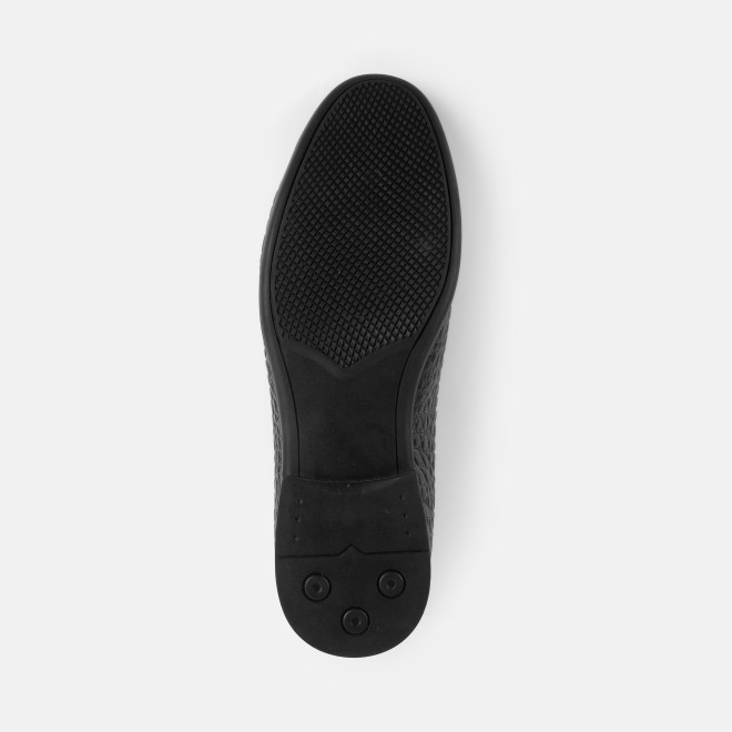 Mochi Men Black Formal Moccasin (SKU: 19-887-11-40)