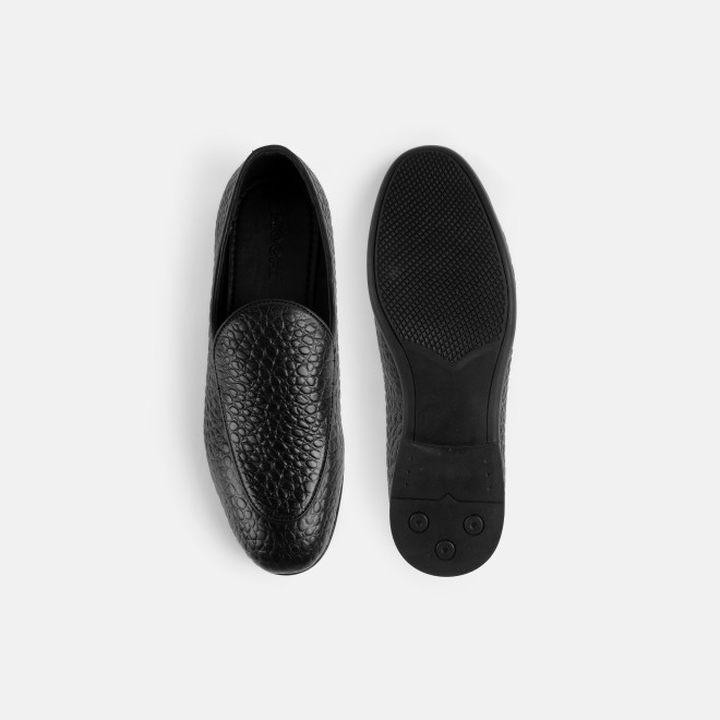 Mochi Men Black Formal Moccasin (SKU: 19-887-11-40)