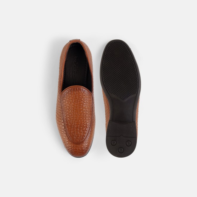 Mochi Men Tan Formal Moccasin (SKU: 19-887-23-40)