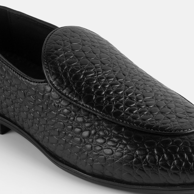Mochi Men Black Formal Moccasin (SKU: 19-887-11-40)