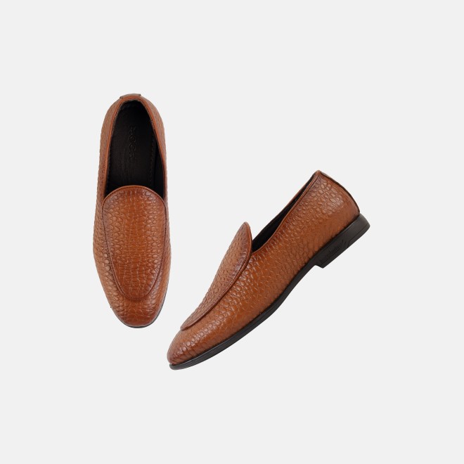 Mochi Men Tan Formal Moccasin (SKU: 19-887-23-40)