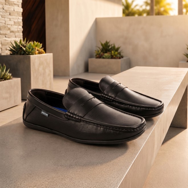 Mochi Men Black Casual Loafers (SKU: 19-891-11-40)