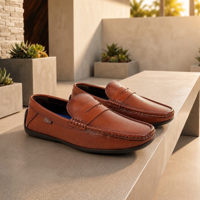 Mochi Men Tan Casual Loafers (SKU: 19-891-23-40)