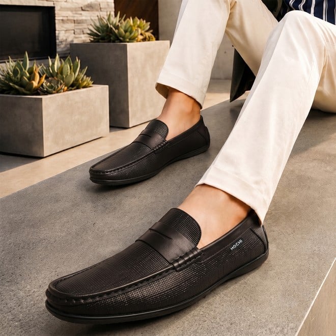 Mochi Men Black Casual Loafers (SKU: 19-891-11-40)