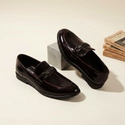 Mochi Men Wine Formal Moccasin