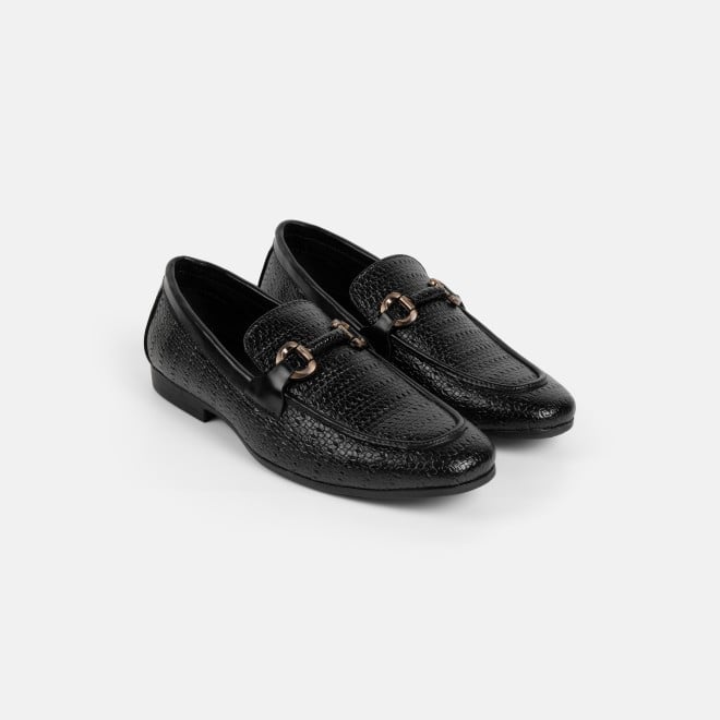 Mochi Men Black Formal Moccasin (SKU: 19-896-11-40)