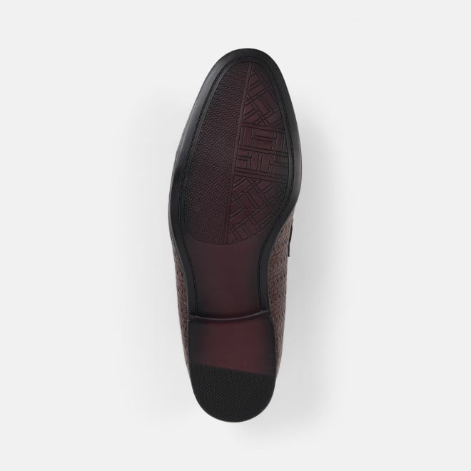Mochi Men Brown Formal Moccasin (SKU: 19-896-12-40)