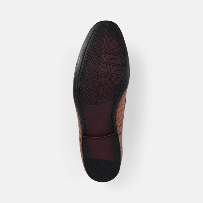 Mochi Men Tan Formal Moccasin (SKU: 19-896-23-40)