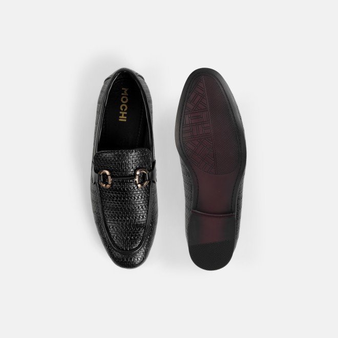 Mochi Men Black Formal Moccasin (SKU: 19-896-11-40)