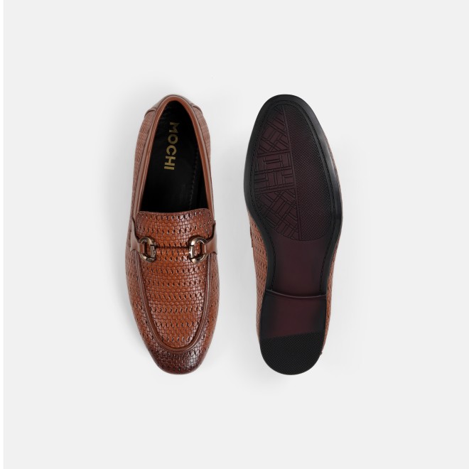 Mochi Men Tan Formal Moccasin (SKU: 19-896-23-40)